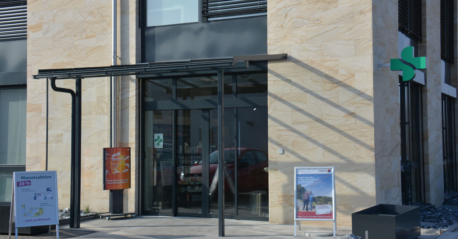 Eingang der Apotheke