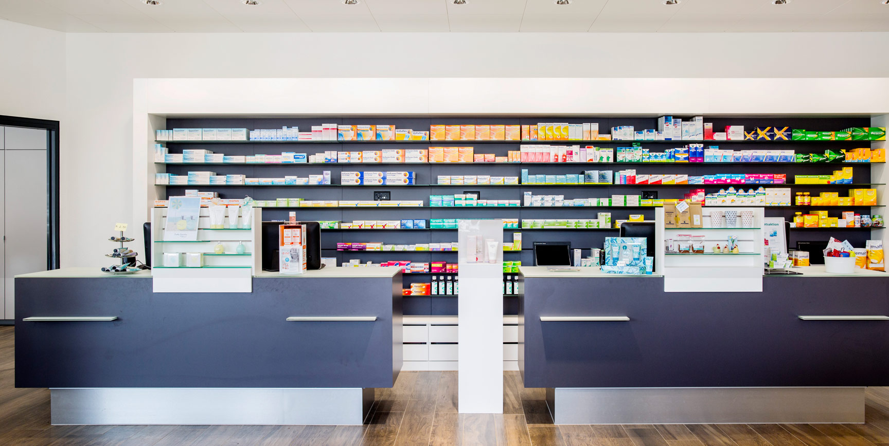 Innenansicht der Apotheke am Wasserschloss